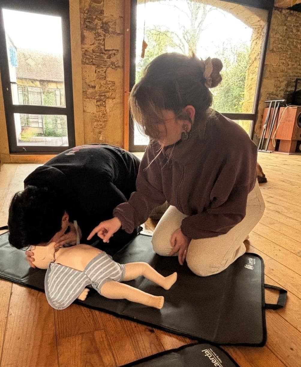 Pratique en duo lors d'une formation